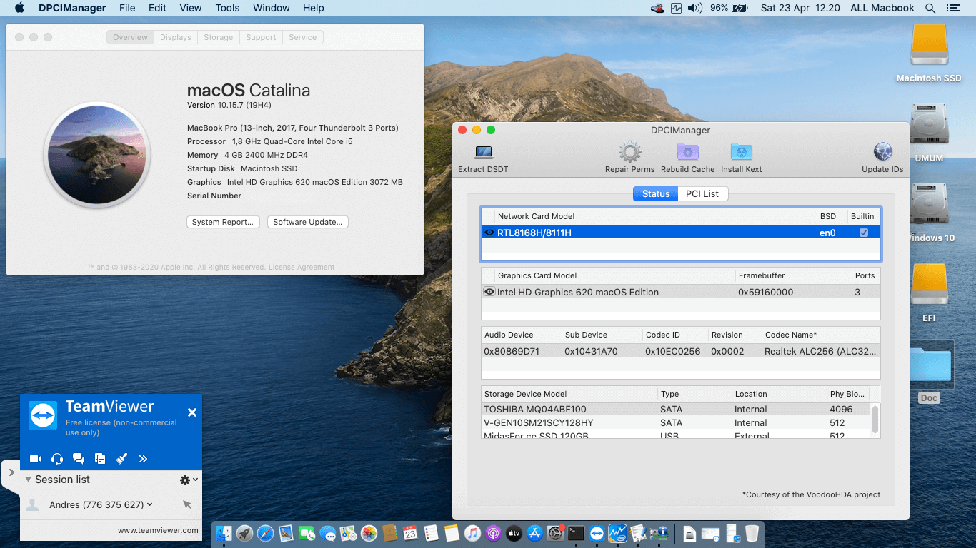 Asus A442UR GA041T 4th [KabyLake R   Intel UHD 620 + I2C]   OpenCore 1